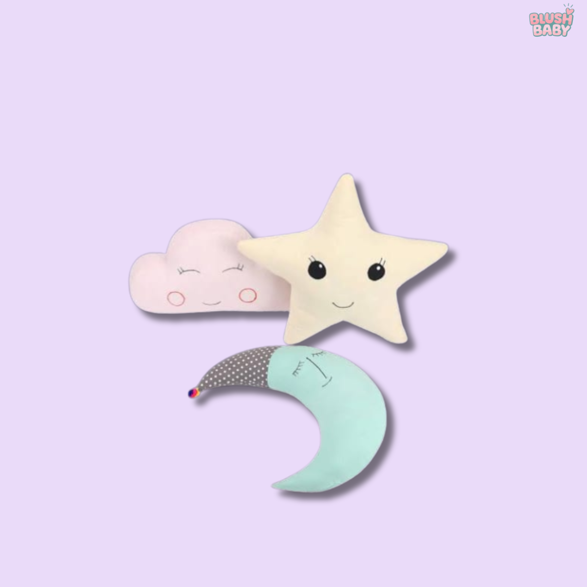 Star,moon,Cloud-Shaped Pillows