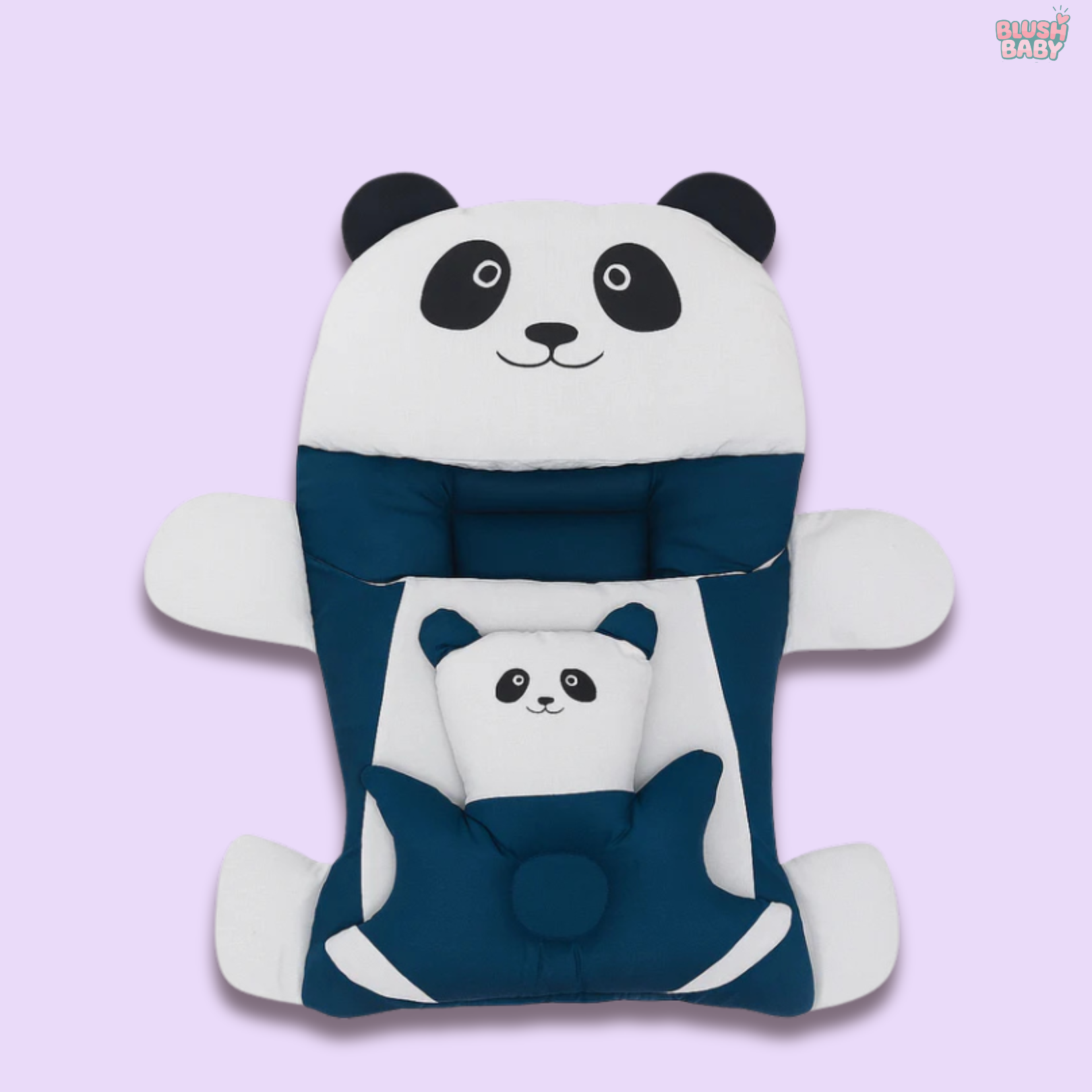 Cute Panda-Themed Baby Carry Nest with Pillows