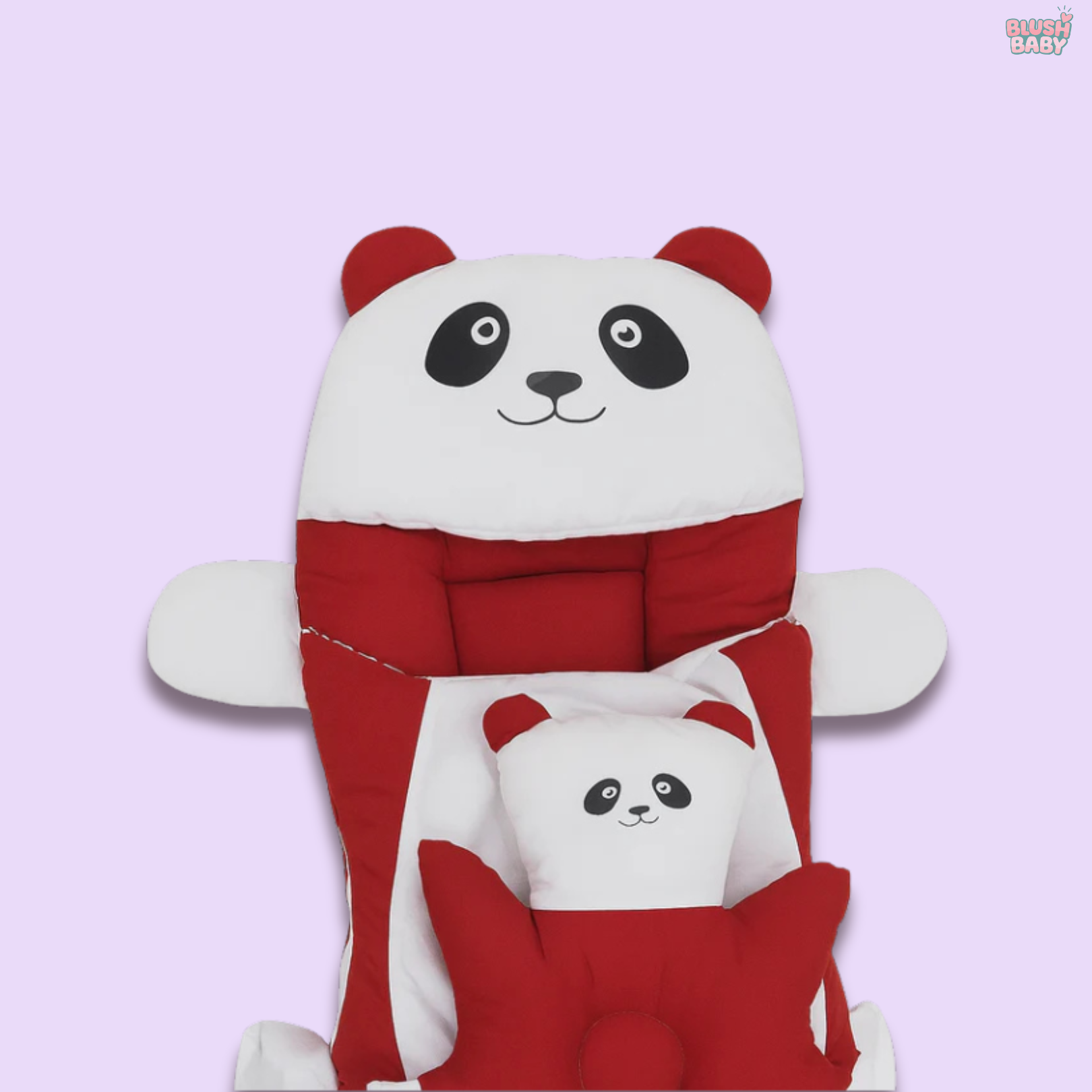 Cute Panda-Themed Baby Carry Nest with Pillows