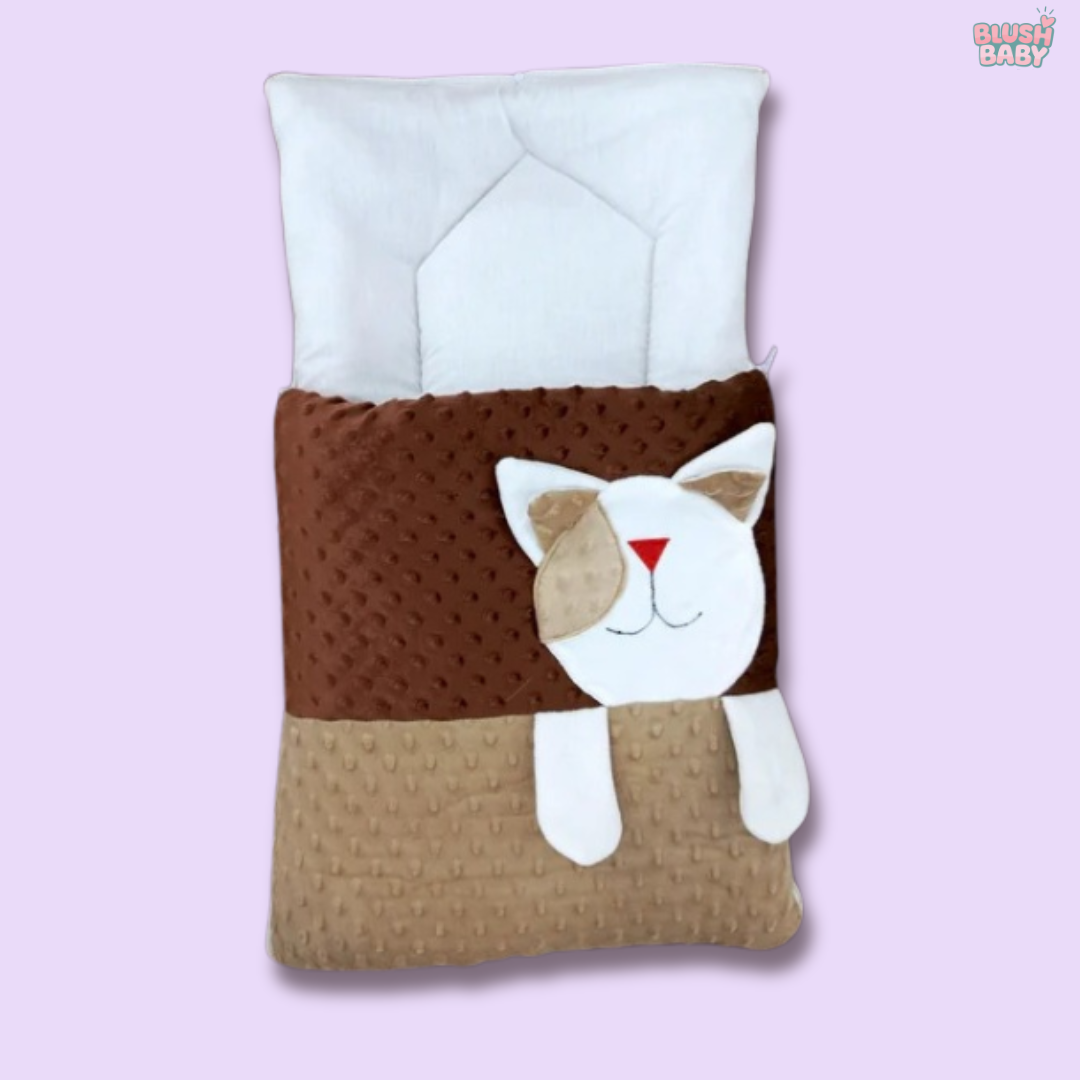 cat appliqué carry nest