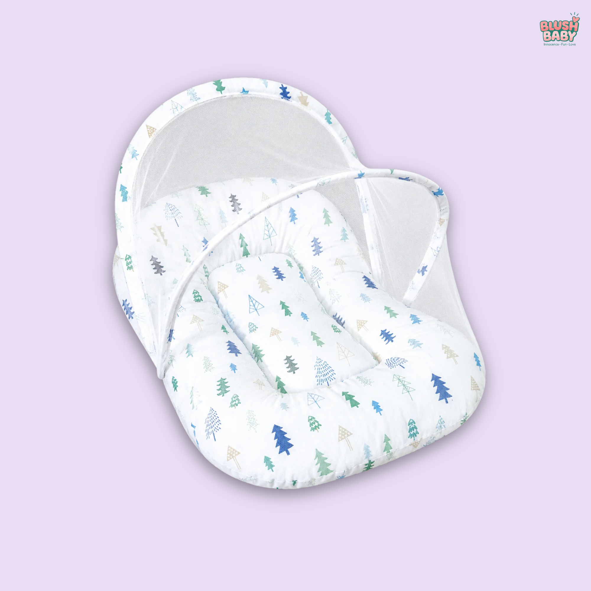 Tree Print Baby Mosquito Net Bed