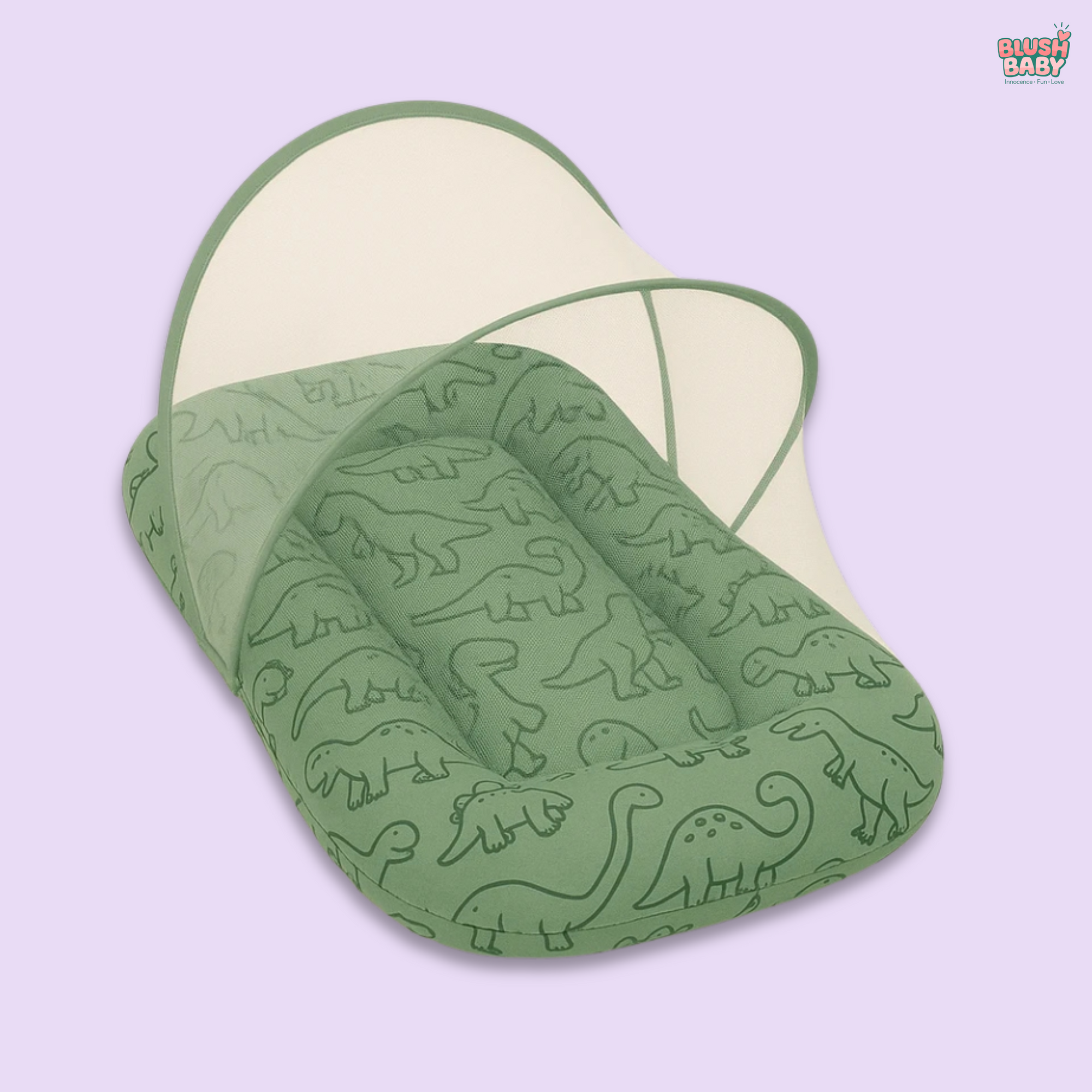 Dinosaur Print Baby Mosquito Net Bed