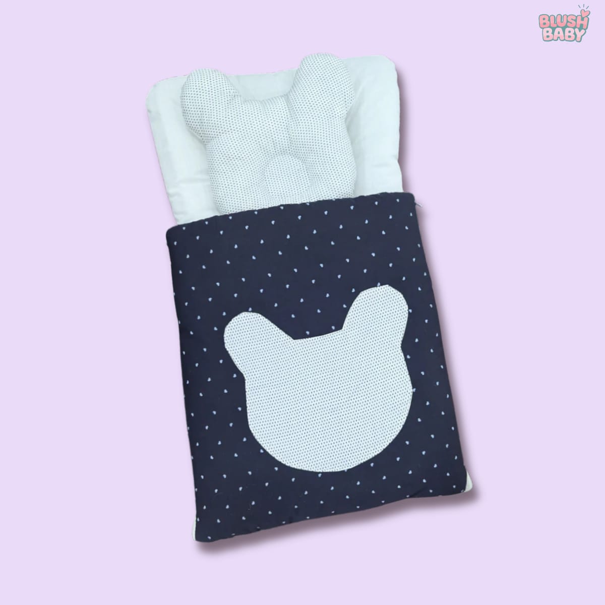 Bear Appliqué Baby Carry Nest