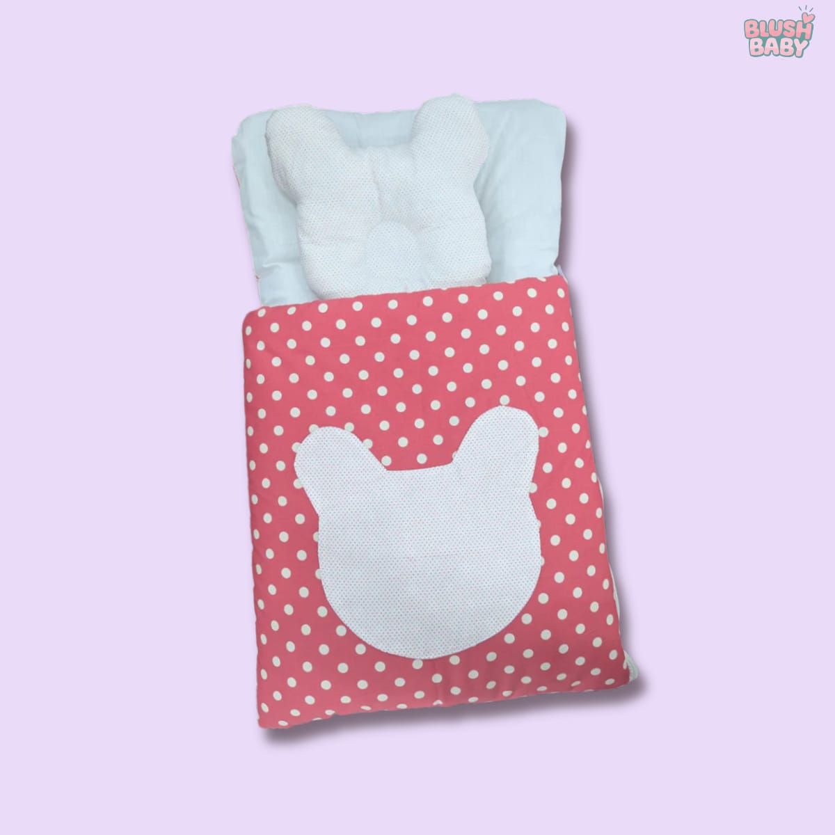 Bear Appliqué Baby Carry Nest