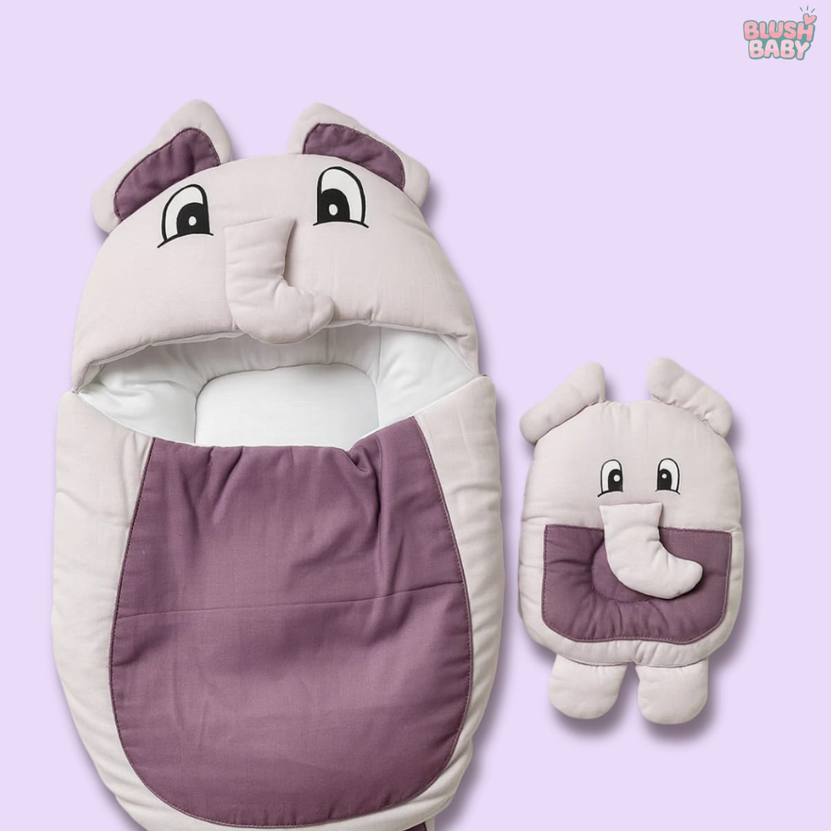 Elephant Carry Nest with Elephant Pillow
