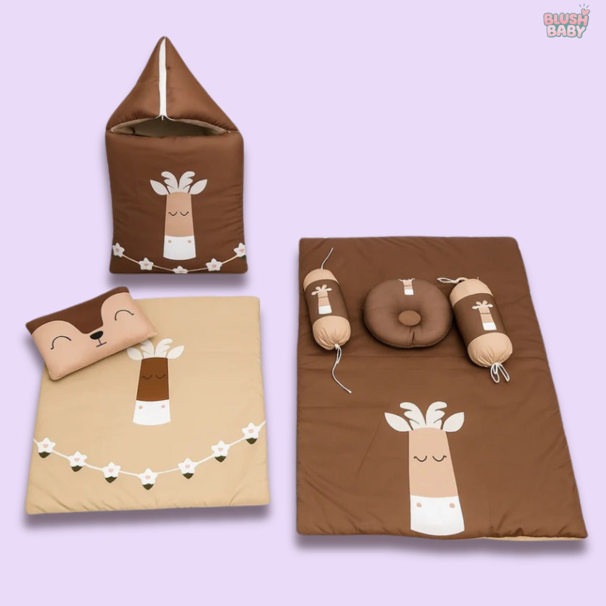 Giraffe Design 8Pc Carry Nest Set