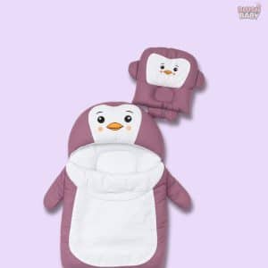 Penguin Carry Nest with Matching Pillow